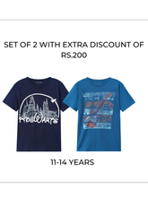 Boys Set Of Two Tees(11-14 Years)